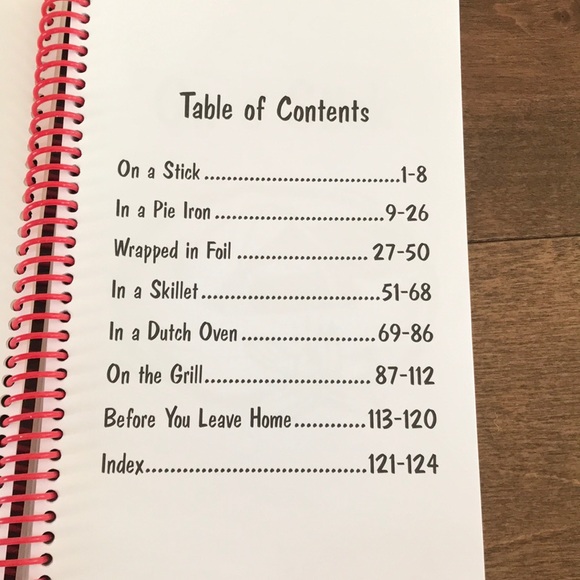 Campfire cookbook - Picture 5 of 5
